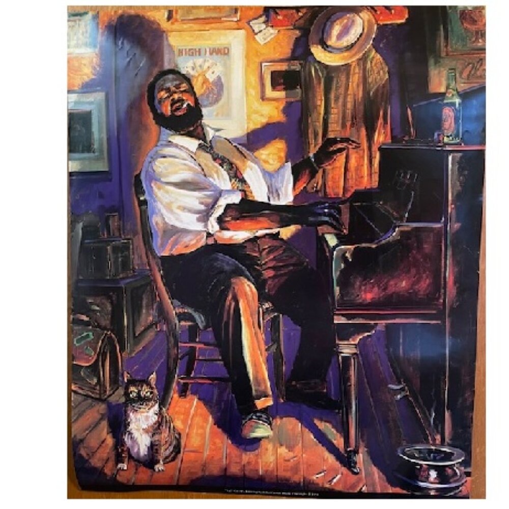 John Carroll Doyle Artwork Print “Fat Cats” Celebrate Black History!